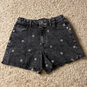 Black Art Class Jean Shorts
